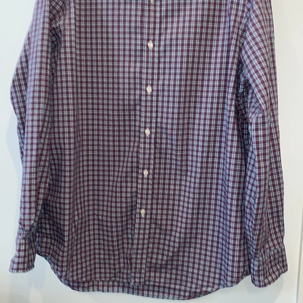 Polo Ralph Lauren Classic Fit Cotton Stretch Plaid Button Up Long Sleeve Shirt